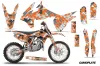 KTM SX 85 Dirt Bike Graphic Kit - 2013-2017 Camoplate Orange