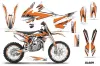 KTM SX 85 Dirt Bike Graphic Kit - 2013-2017 Slash Orange