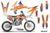KTM SX 85 Dirt Bike Graphic Kit - 2013-2017 Velocity Orange