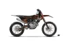 KTM SX-F / XC-F 250 / 350 / 450 Dirt Bike Graphic Kit - 2016-2018 Widow Maker Orange