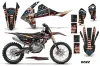 KTM SX-F / XC-F 250 / 350 / 450 Dirt Bike Graphic Kit - 2016-2018 WW2