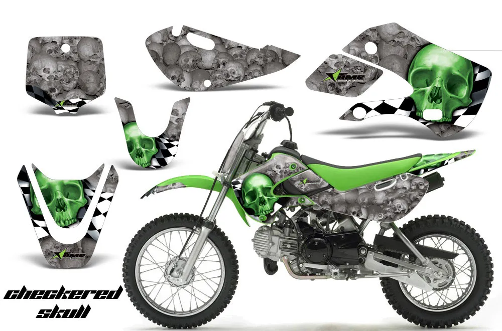 Suzuki DRZ 110 Dirt Bike Custom Graphic Kit - All Years