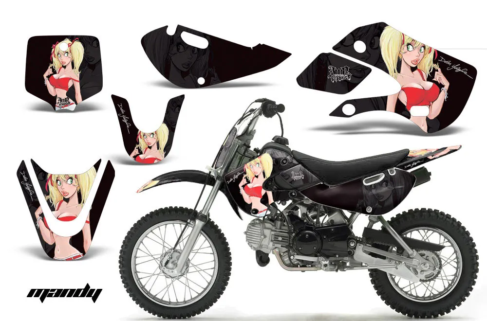 Suzuki DRZ 110 Dirt Bike Custom Graphic Kit - All Years