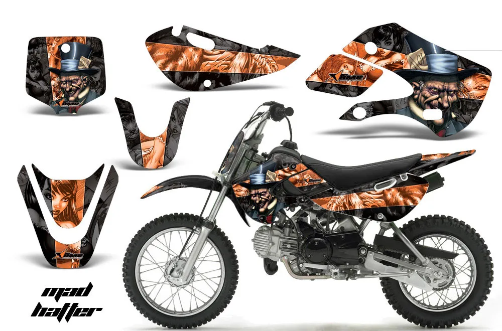 Suzuki DRZ 110 Dirt Bike Custom Graphic Kit - All Years