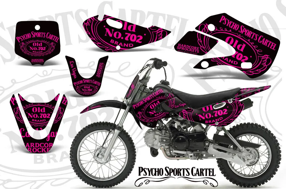 Suzuki DRZ 110 Dirt Bike Custom Graphic Kit - All Years