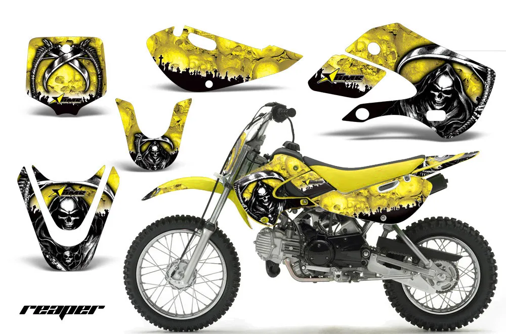 Suzuki DRZ 110 Dirt Bike Custom Graphic Kit - All Years
