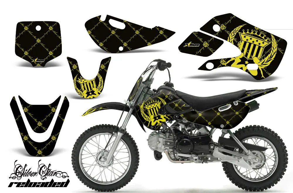 Suzuki DRZ 110 Dirt Bike Custom Graphic Kit - All Years