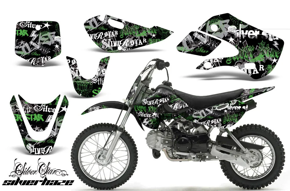 Suzuki DRZ 110 Dirt Bike Custom Graphic Kit - All Years