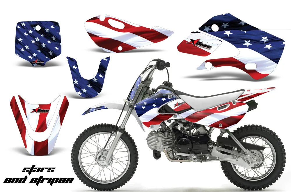 Suzuki DRZ 110 Dirt Bike Custom Graphic Kit - All Years
