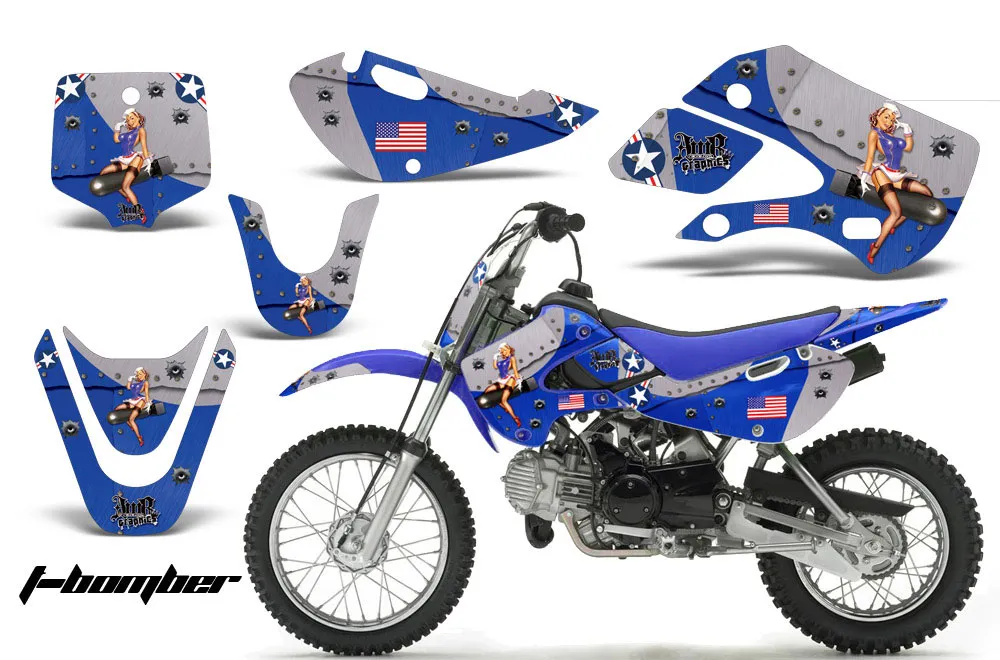 Suzuki DRZ 110 Dirt Bike Custom Graphic Kit - All Years