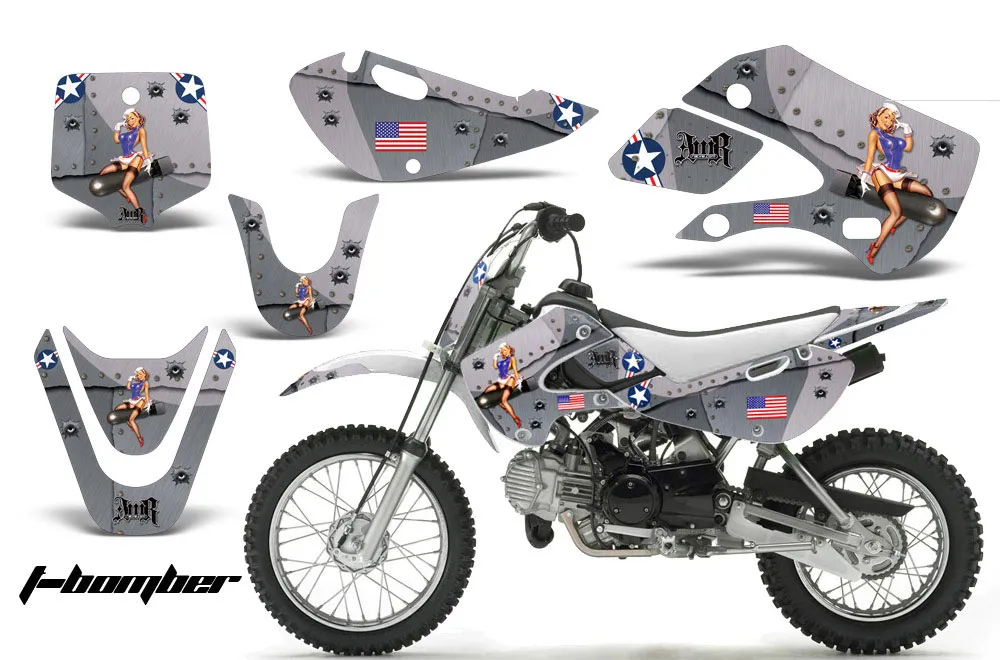 Suzuki DRZ 110 Dirt Bike Custom Graphic Kit - All Years