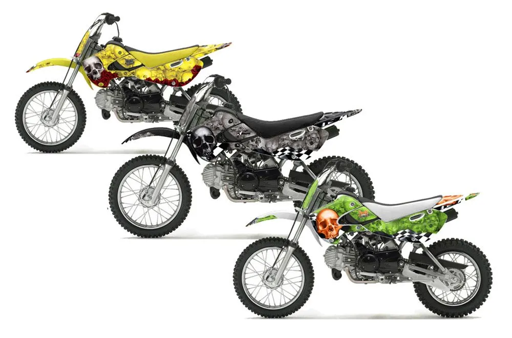 Suzuki DRZ 110 Dirt Bike Custom Graphic Kit - All Years