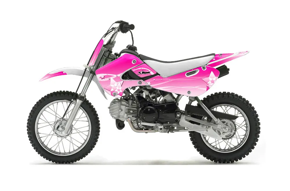 Suzuki DRZ 110 Dirt Bike Graphic Kit - All Years Starlett Pink