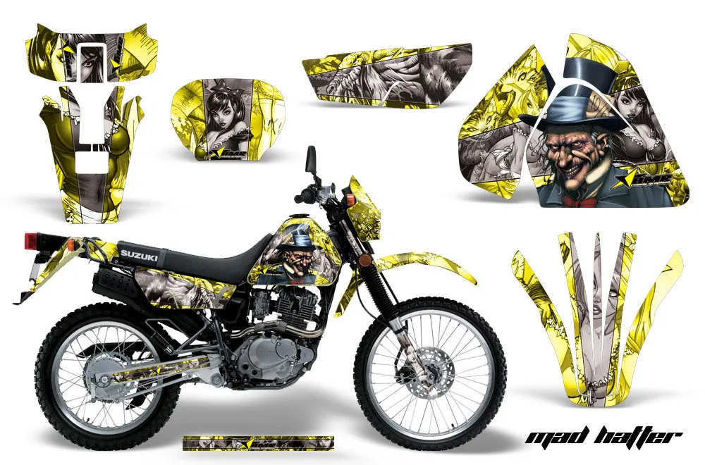 Suzuki DRZ 200 SE Dirt Bike Custom Graphic Kit - 1996-2009