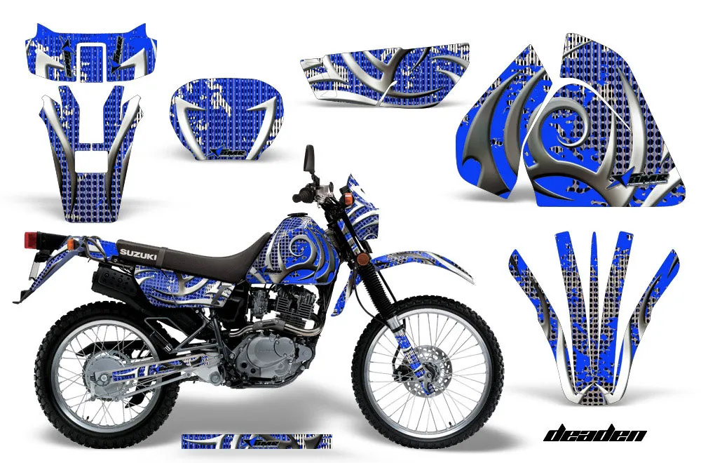 Suzuki DRZ 200 SE Dirt Bike Graphic Kit - 1996-2009 Deaden Blue