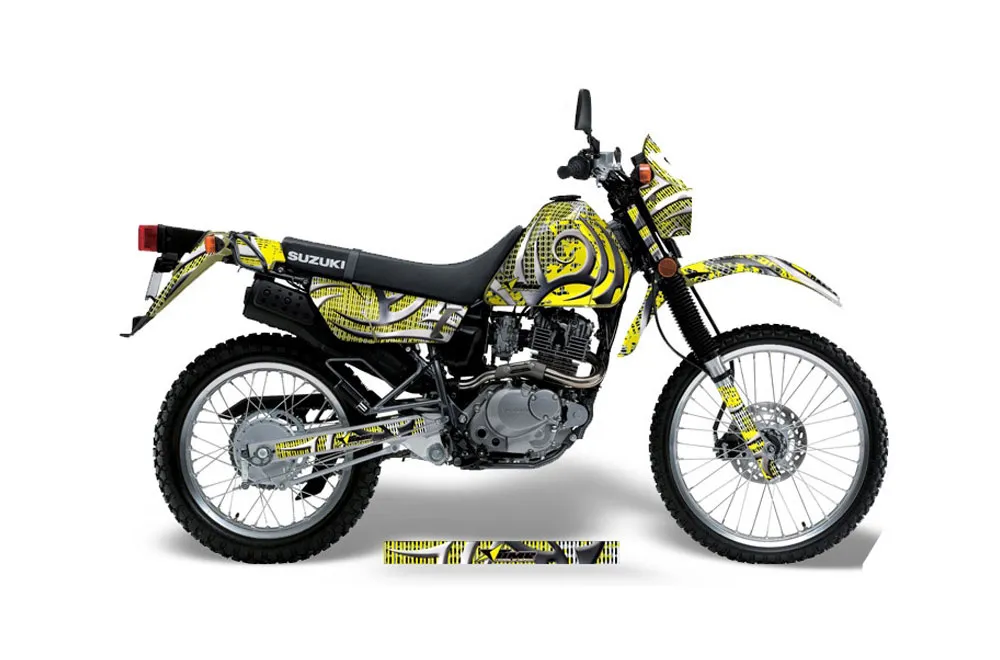 Suzuki DRZ 200 SE Dirt Bike Graphic Kit - 1996-2009 Deaden Yellow