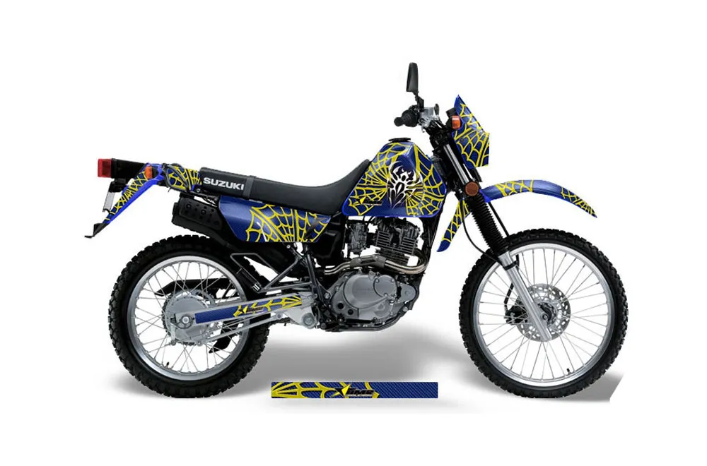 Suzuki DRZ 200 SE Dirt Bike Graphic Kit - 1996-2009 Widow Maker Yellow