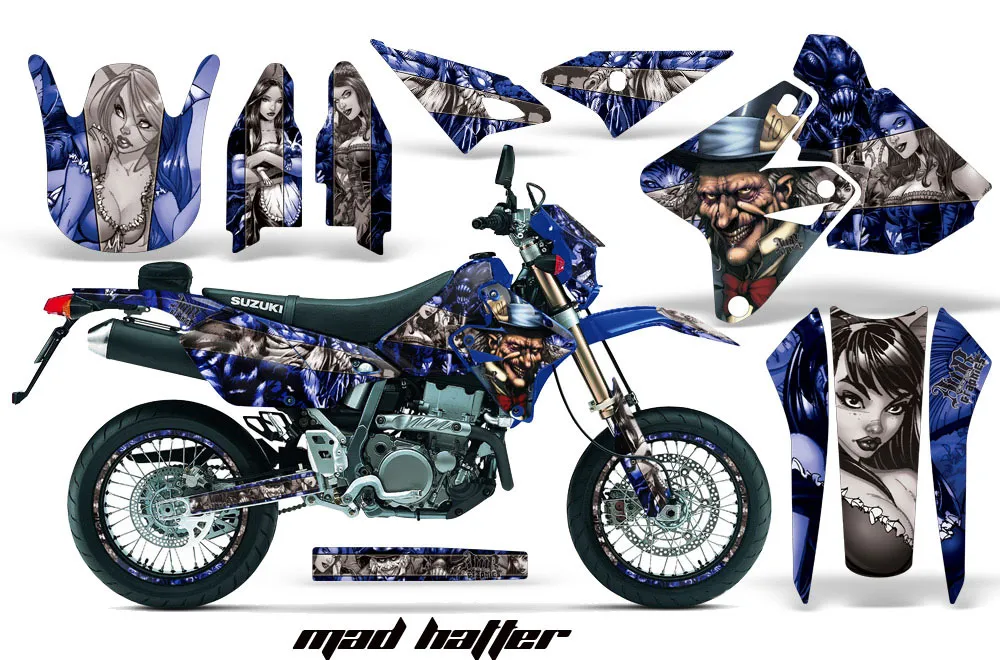 Suzuki DRZ 400 S Metal Tank Dirt Bike Custom Graphic Kit - 2000-2023