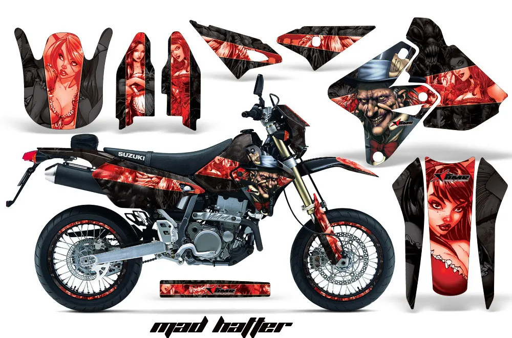 Suzuki DRZ 400 S Metal Tank Dirt Bike Custom Graphic Kit - 2000-2023