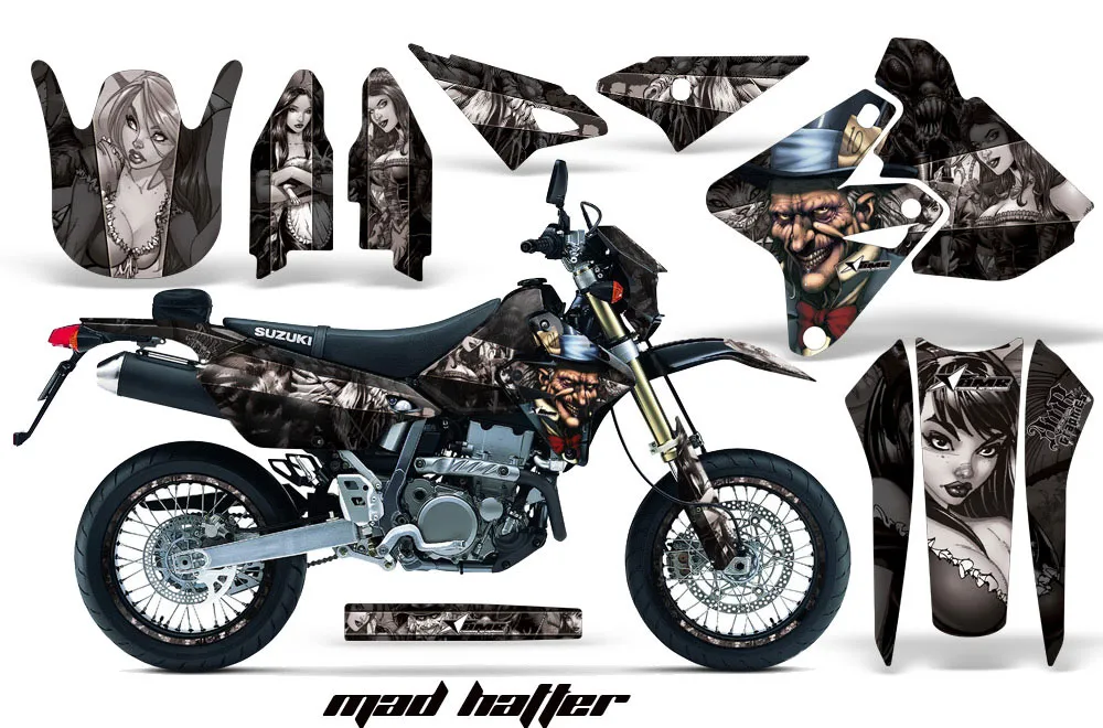 Suzuki DRZ 400 S Metal Tank Dirt Bike Custom Graphic Kit - 2000-2023
