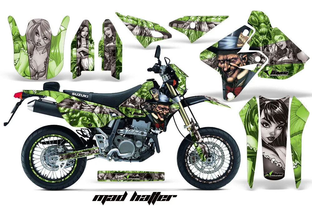 Suzuki DRZ 400 S Metal Tank Dirt Bike Custom Graphic Kit - 2000-2023