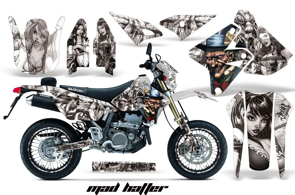 Suzuki DRZ 400 S Metal Tank Dirt Bike Custom Graphic Kit - 2000-2023