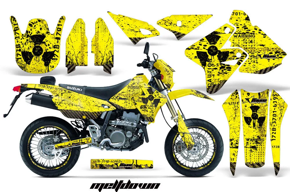 Suzuki DRZ 400 S Metal Tank Dirt Bike Custom Graphic Kit - 2000-2023