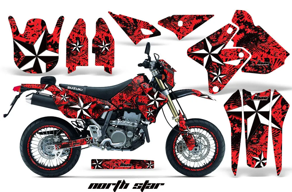 Suzuki DRZ 400 S Metal Tank Dirt Bike Custom Graphic Kit - 2000-2023