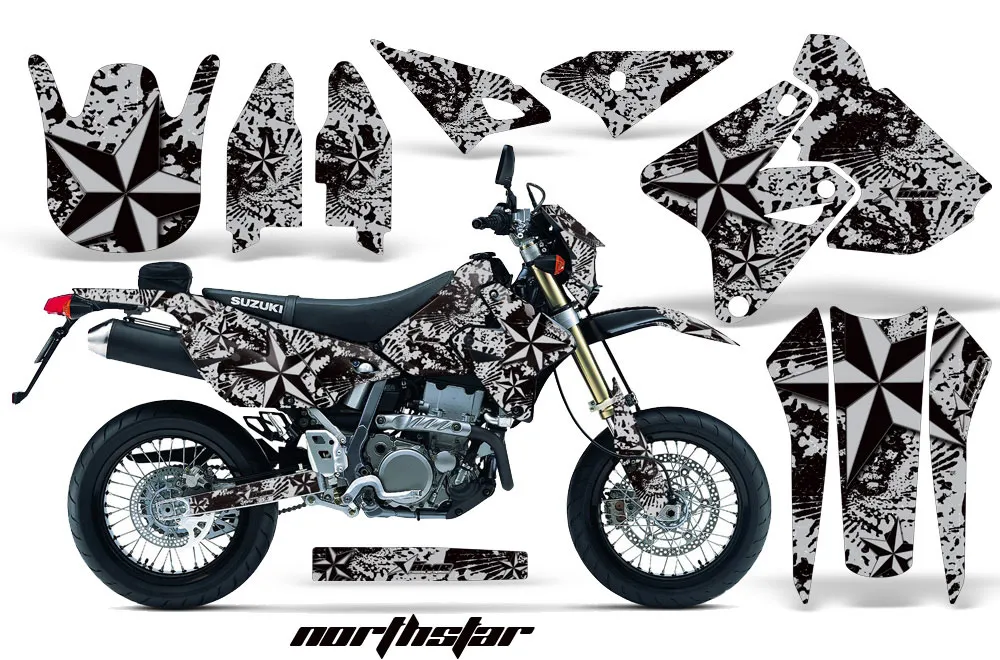 Suzuki DRZ 400 S Metal Tank Dirt Bike Custom Graphic Kit - 2000-2023