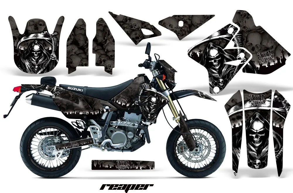 Suzuki DRZ 400 S Metal Tank Dirt Bike Custom Graphic Kit - 2000-2023