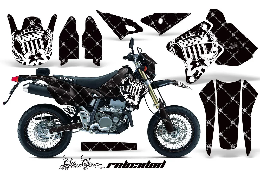 Suzuki DRZ 400 S Metal Tank Dirt Bike Custom Graphic Kit - 2000-2023