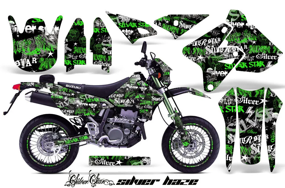 Suzuki DRZ 400 S Metal Tank Dirt Bike Custom Graphic Kit - 2000-2023