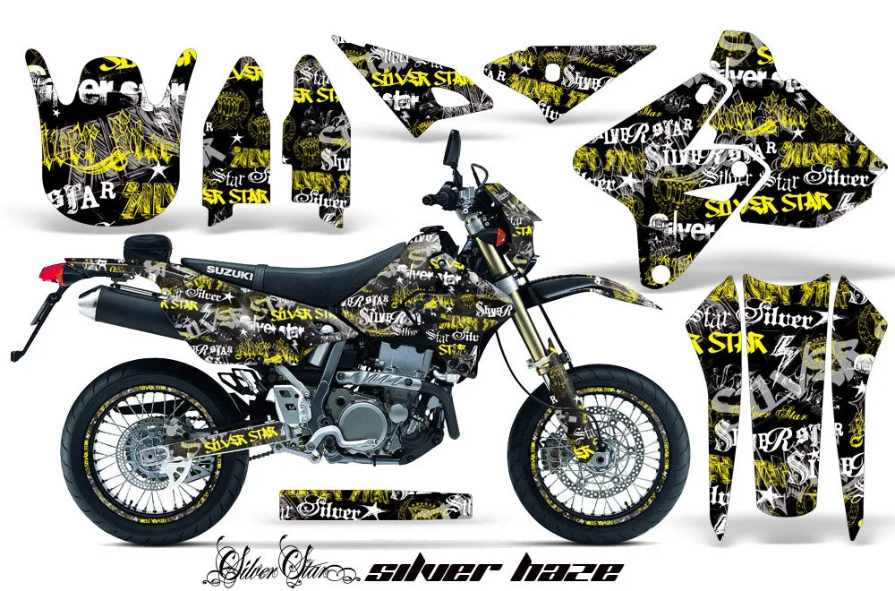 Suzuki DRZ 400 S Metal Tank Dirt Bike Custom Graphic Kit - 2000-2023