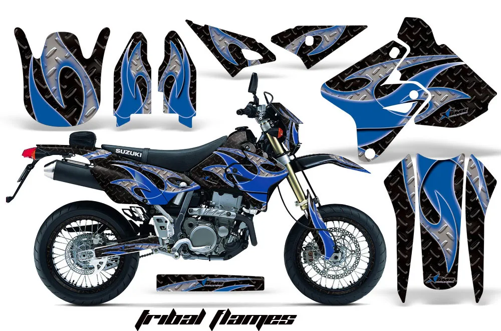 Suzuki DRZ 400 S Metal Tank Dirt Bike Custom Graphic Kit - 2000-2023