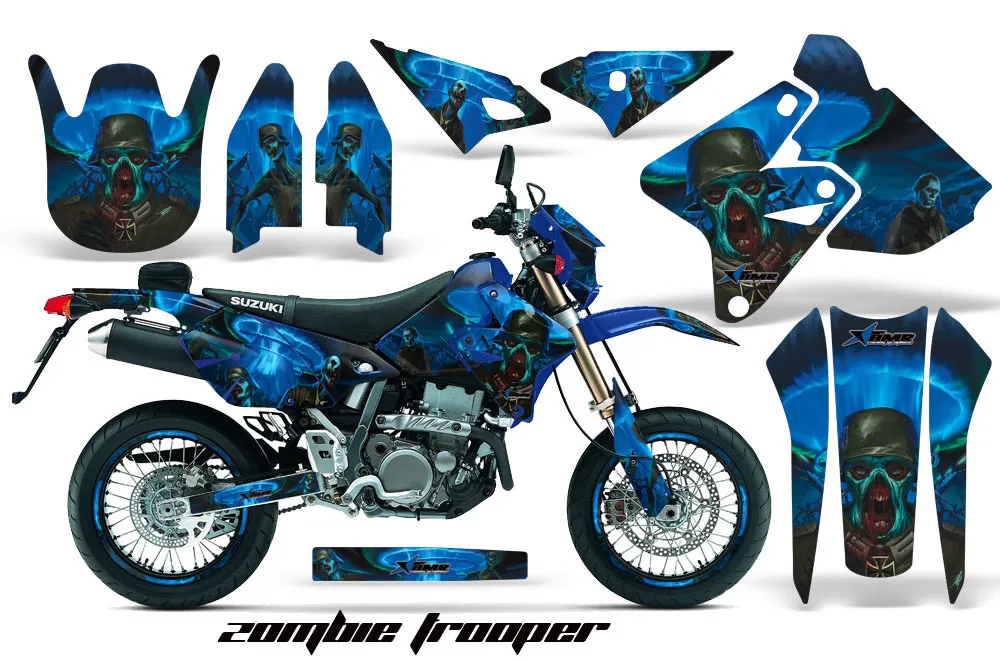 Suzuki DRZ 400 S Metal Tank Dirt Bike Custom Graphic Kit - 2000-2023