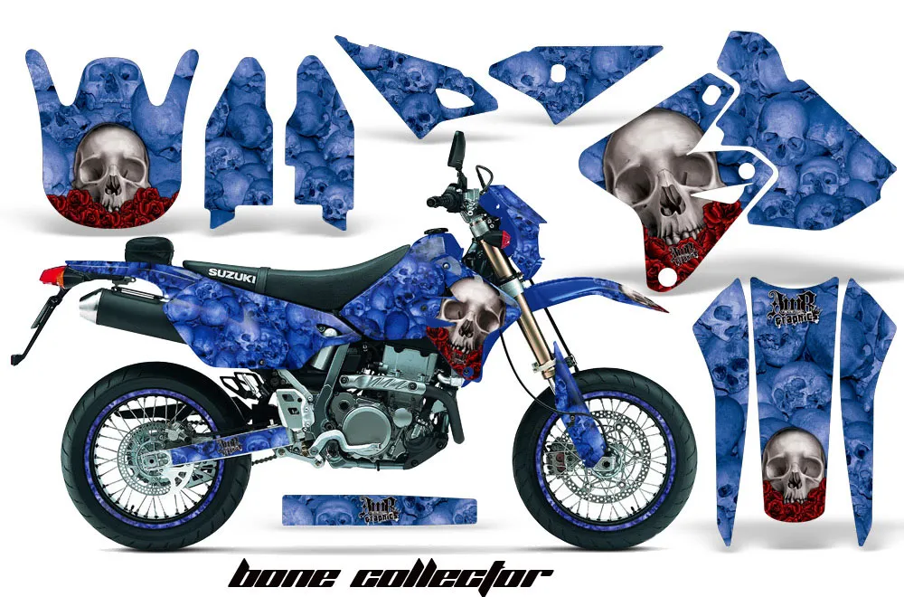 Suzuki DRZ 400 S Metal Tank Dirt Bike Custom Graphic Kit - 2000-2023