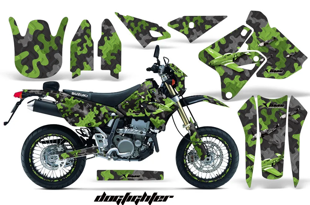 Suzuki DRZ 400 S Metal Tank Dirt Bike Custom Graphic Kit - 2000-2023