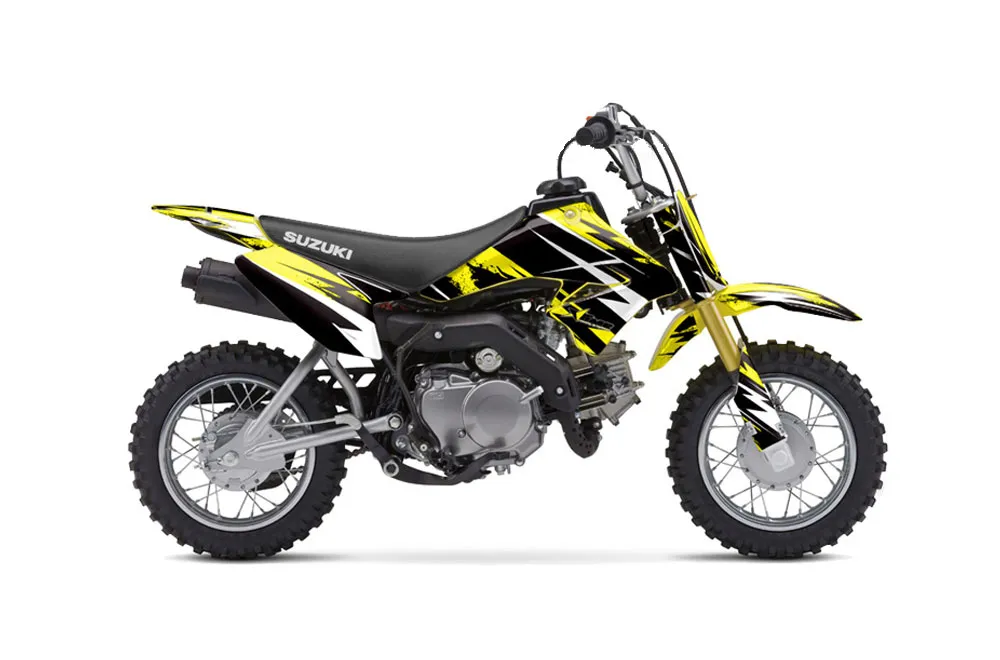 Suzuki DRZ 70 Dirt Bike Graphic Kit - 2008-2016 Attack Yellow