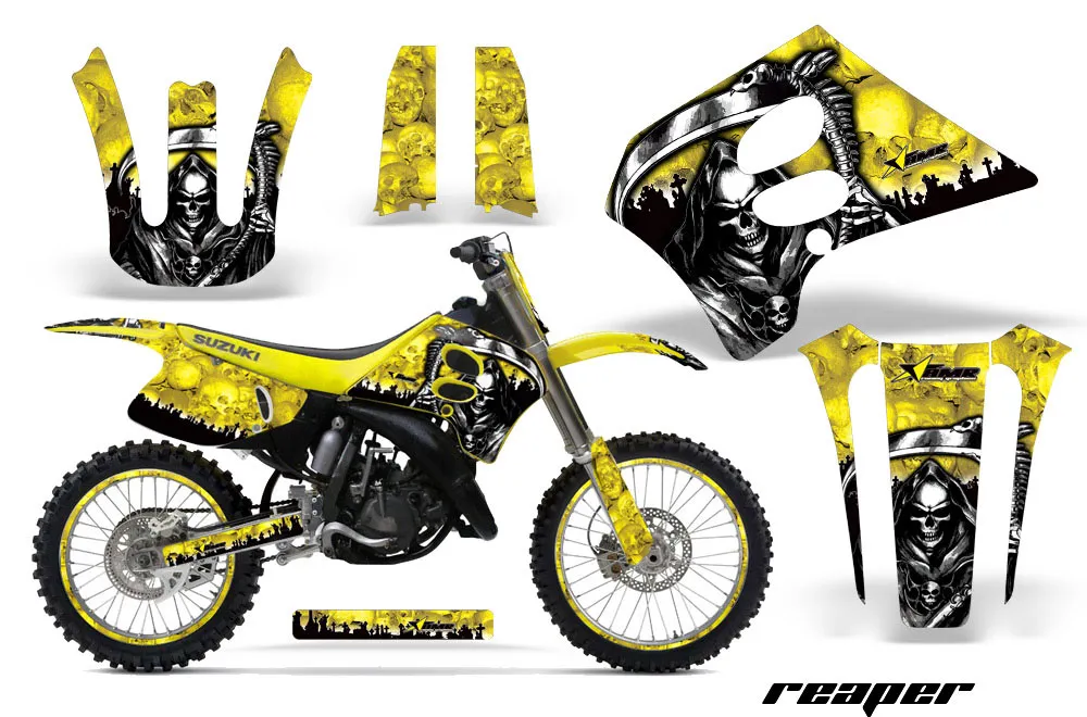 Suzuki RM 125 Dirt Bike Custom Graphic Kit - 1993-1995