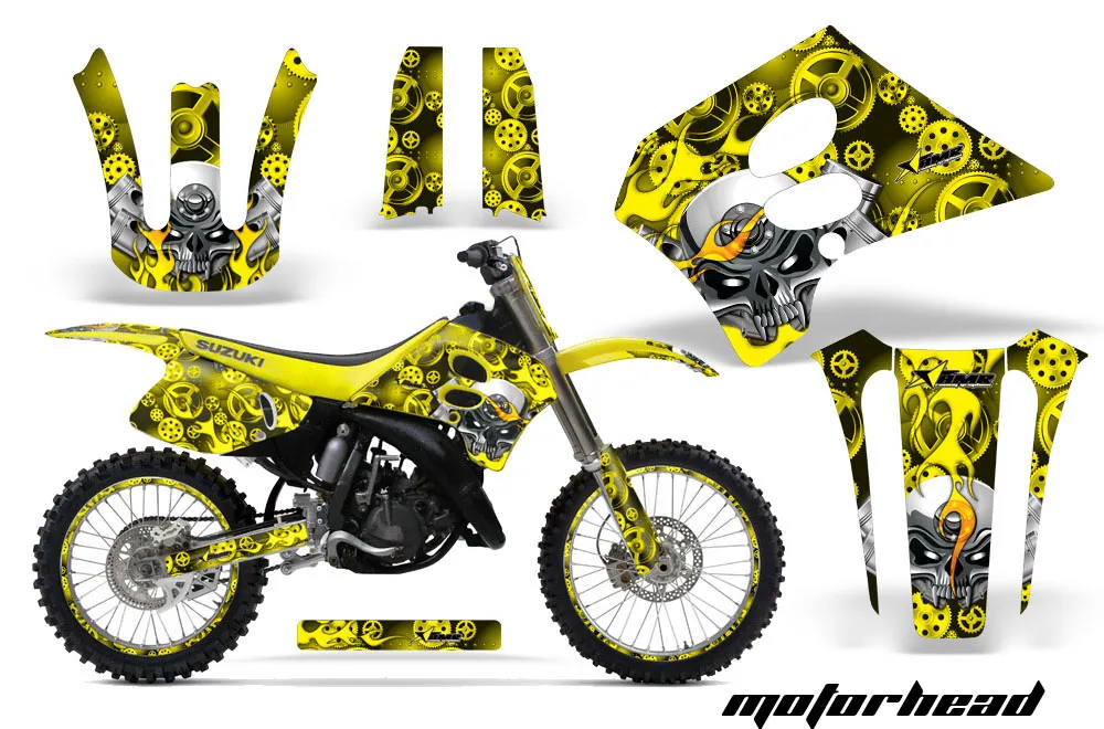 Suzuki RM 125 Dirt Bike Custom Graphic Kit - 1993-1995