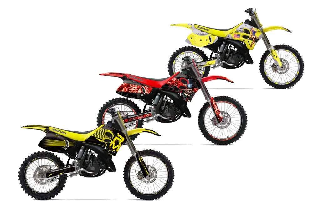 Suzuki RM 125 Dirt Bike Custom Graphic Kit - 1993-1995