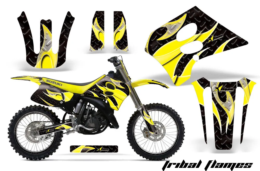 Suzuki RM 250 Dirt Bike Custom Graphic Kit - 1993-1995