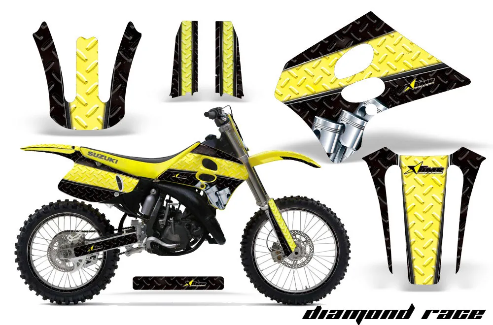 Suzuki RM 250 Dirt Bike Custom Graphic Kit - 1993-1995
