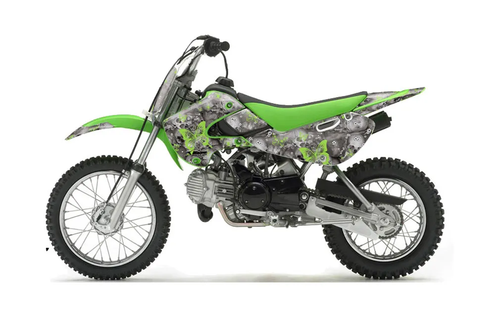 Suzuki RM 65 Dirt Bike Graphic Kit - All Years Butterfly Green