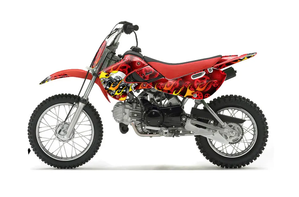 Suzuki RM 65 Dirt Bike Graphic Kit - All Years Motorhead Red