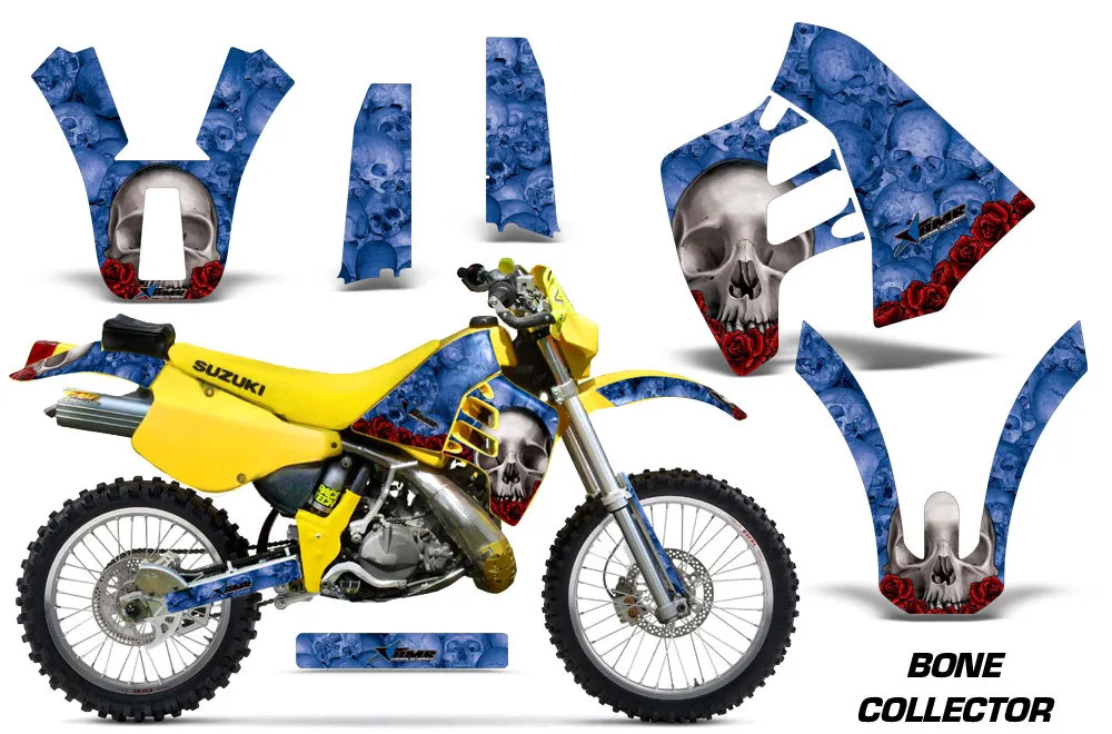 Suzuki RMX 250 Dirt Bike Custom Graphic Kit - 1989-1998