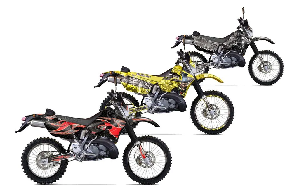 Suzuki RMX 250 S Dirt Bike Custom Graphic Kit - 1996-1998