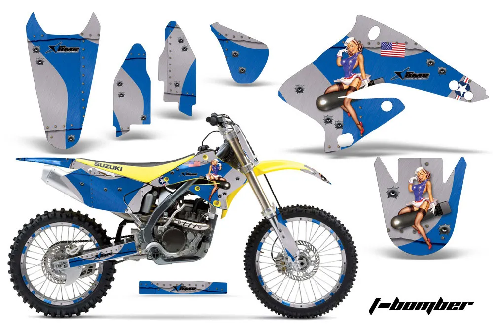 Suzuki RMZ 250 Dirt Bike Custom Graphic Kit - 2004-2006