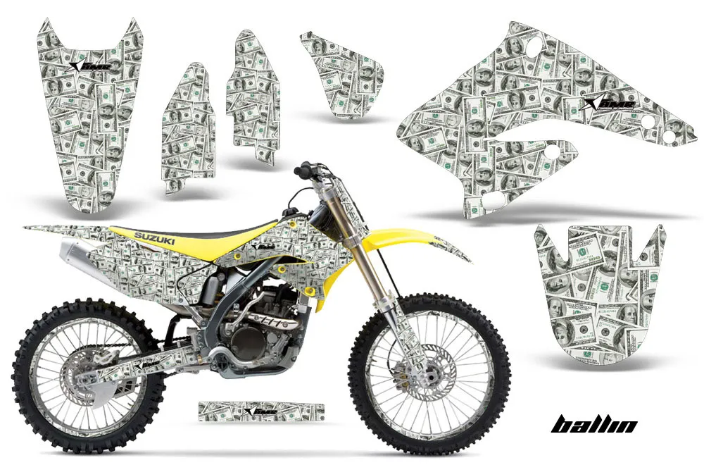 Suzuki RMZ 250 Dirt Bike Custom Graphic Kit - 2004-2006