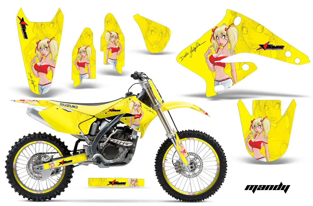 Suzuki RMZ 250 Dirt Bike Custom Graphic Kit - 2004-2006